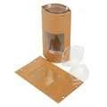 FDA Approved Windowed Kraft Paper Ellipse Tube